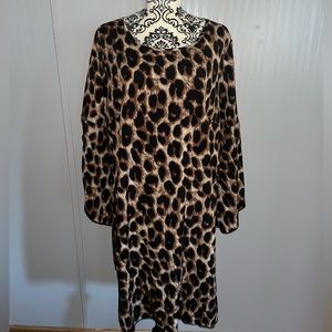 Leopard print dress